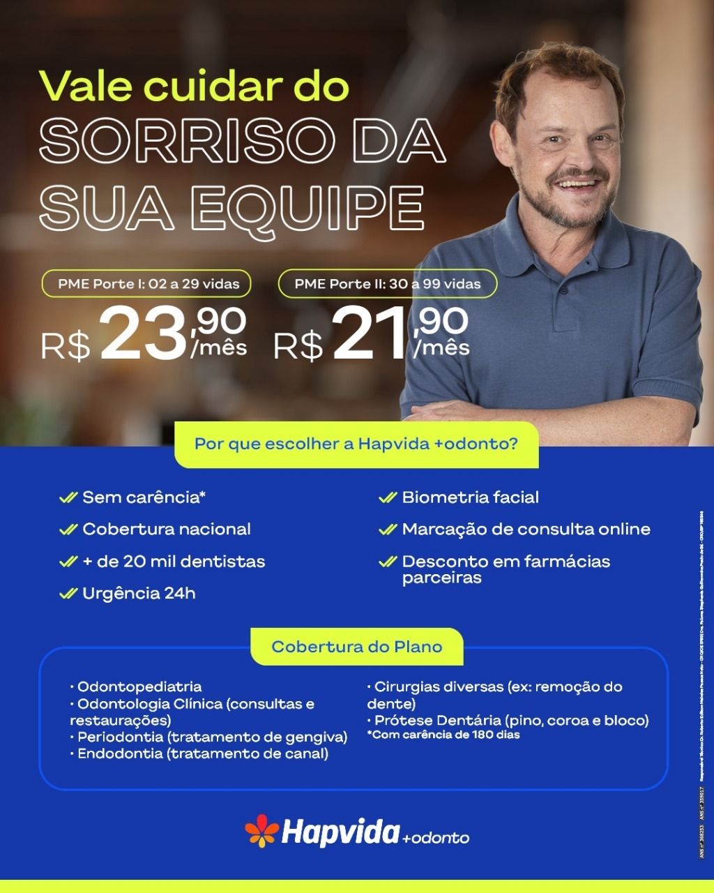 Plano Hapvida Odonto PME
